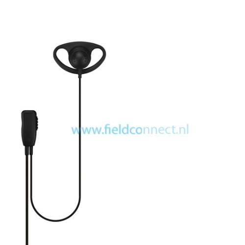 Incotech DCH1040-M11 - Voordelige communicatieset met D-vorm oortelefoon voor SL- & TLK-serie