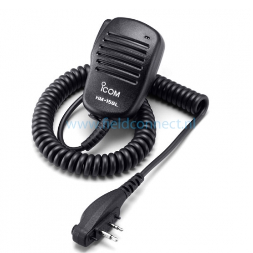 Icom HM-158LA Compact speaker microphone with a 2.5 mm earphone jack