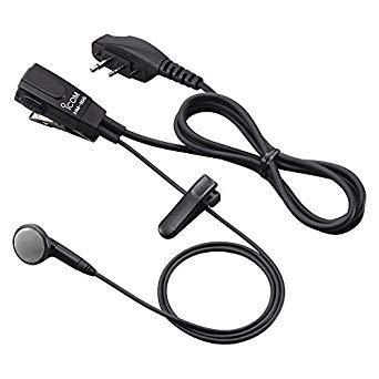 Icom HM-166LA Light weight lapel microphone with earphone