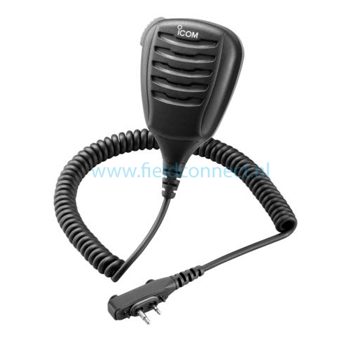 Icom HM-168LWP IP67 Waterproof speaker microphone with a waterproof connector