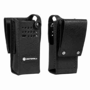 Motorola PMLN5843A hard lederen draagtas voor DP4400e