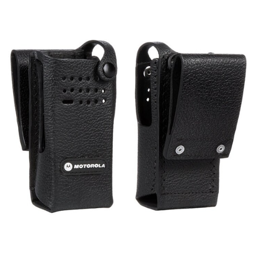 Motorola PMLN5843A hard lederen draagtas voor DP4400e