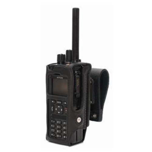 Motorola PMLN5887B zacht lederen draagtas voor MTP3000-serie