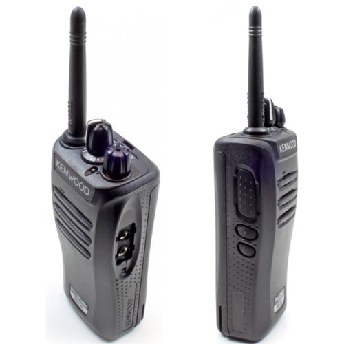 Kenwood TK3401D digitale portofoon met Incotech flextube beveiligingsoortje