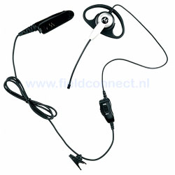 Motorola PMLN5096B D-Shell Ultra Lichtgewicht Headset voor DP4000e-serie