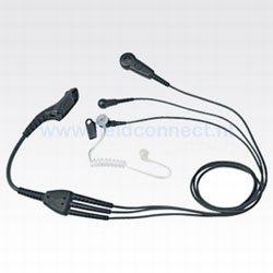 Motorola PMLN6123A 3-Draads headset met beveiligingsoortje voor DP4400e