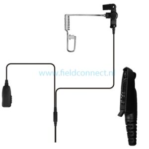 Incotech ACH2042-M5 headset met beveiligingsoortje voor GP344