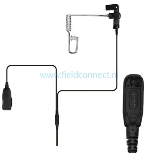 Incotech 2-Draads beveiligingsset met acoustic tube met MOTOTRBO multi-pin connector (type M7)