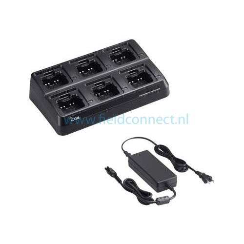 Icom BC-214 6-voudige oplader