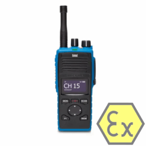 Entel DT844 analoge (FM) portofoon met OLED display, IIB ATEX-gekeurd