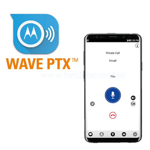 Motorola Wave PTX PTT mobiele breedband applicatie