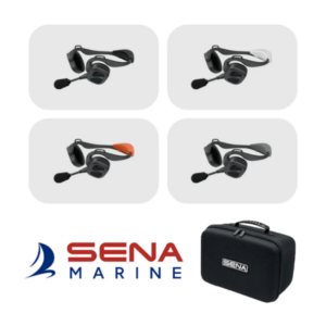 Sena Marine NAUTITALK Bosun full-duplex communicatie headset - 4 stuks met softbox