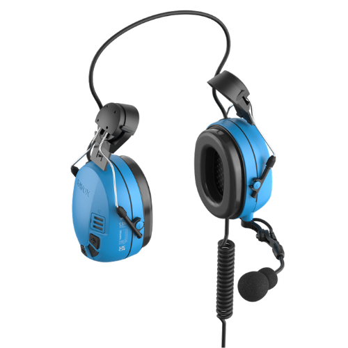 Savox HS750Ex Heavy Duty ATEX-headset met helmbevestiging en Ambient Sound Control voor R7Ex
