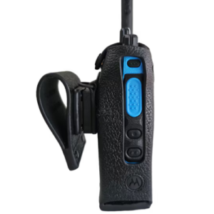 Motorola PMLN8636A Hard Leather Carry Case met draaibare riemclip voor MOTOTRBO R7Ex NKP